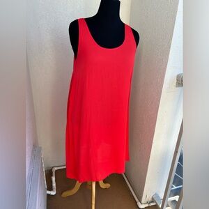 BCBGMAXAZRIA Red High Low Dress M/L NWOT